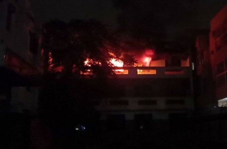वृंदावन के होटल में आग, दो कर्मचारियों की झुलसकर मौत