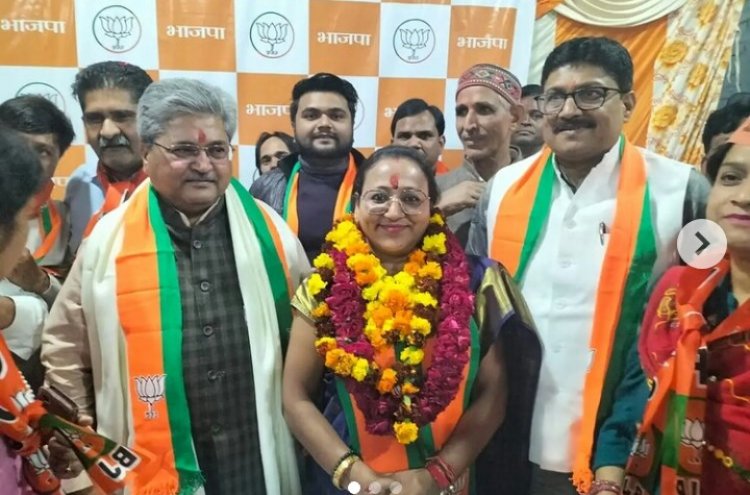 भाजपा का घरौली वार्ड में चुनाव कार्यालय का उदघाटन