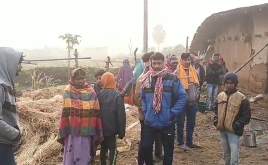 नवादा में एक घर में अचानक लगी आग, सो रहा एक व्यक्ति जिंदा जला, मौत, मचा कोहराम