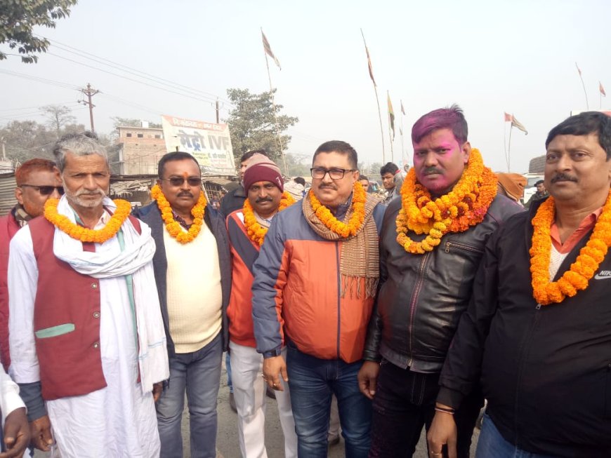 नगर पंचायत भरवाड़ा से भारती मुख्य पार्षद पद पर जीते