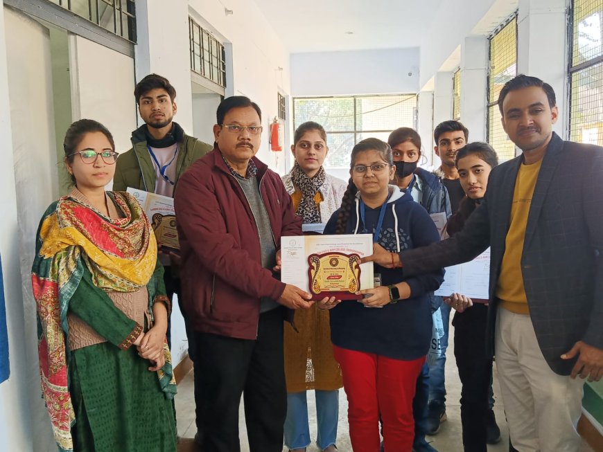 जीएफ कालेज में निबंध व पोस्टर प्रतियोगिता का हुआ आयोजन