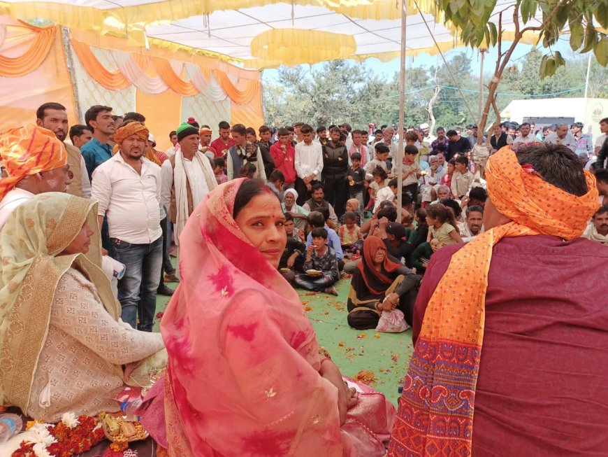 गांवों में अंतिम पंक्ति के व्यक्ति को लाभ दिलाना विकास यात्रा का उद्देश्य: पूर्व विधायक ममता मीना
