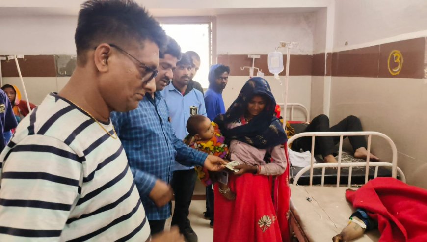 बस को पीछे से ट्रक ने मारी टक्कर, 2 लोगों की मौत, 10 घायल