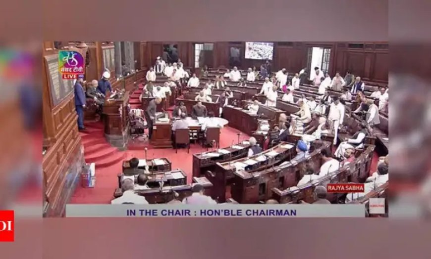 राहुल गांधी की टिप्पणी को लेकर राज्यसभा में हंगामा, कार्यवाही रही दिन भर बाधित
