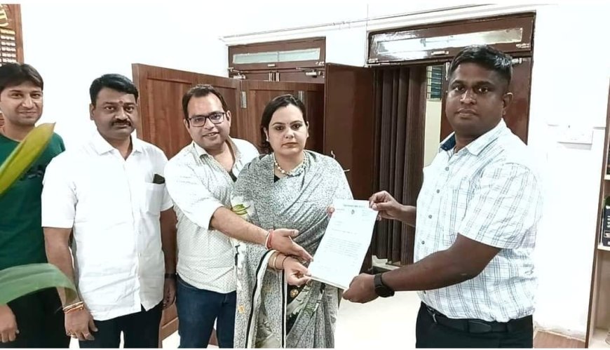 प्राइवेट स्कूलों की मनमानी फीस को लेकर कलेक्टर का ध्यान आकर्षित कराया