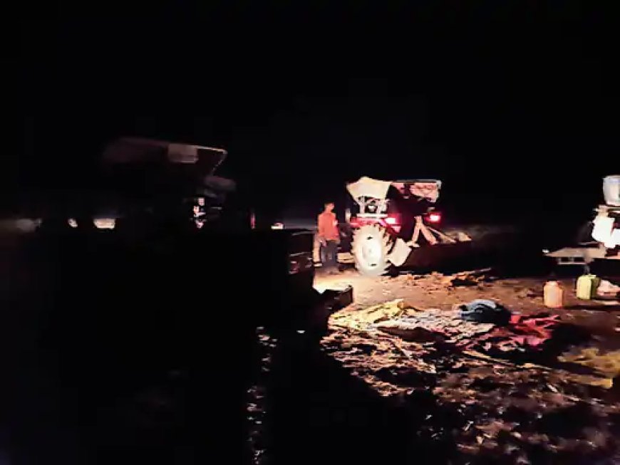 राधौगढ़ में वनभूमि को खोदते ओर समतलीकरण करते चार ट्रैक्टर जब्त, तीन ड्राइवर भी पकड़े