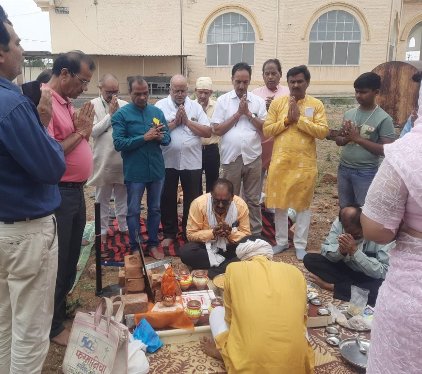 सर्वोदय ज्ञान तीर्थ पर जैन धर्मशाला का हुआ भूमिपूजन