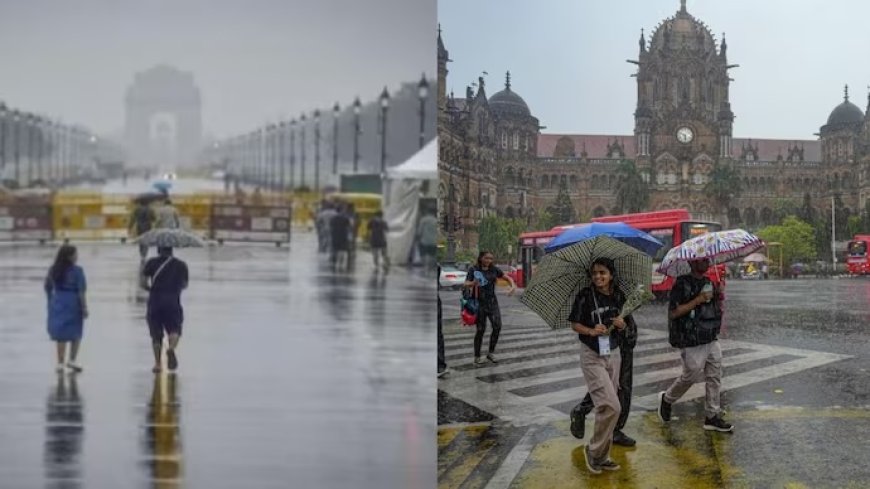 दिल्ली, मुंबई में मॉनसून का आगमन