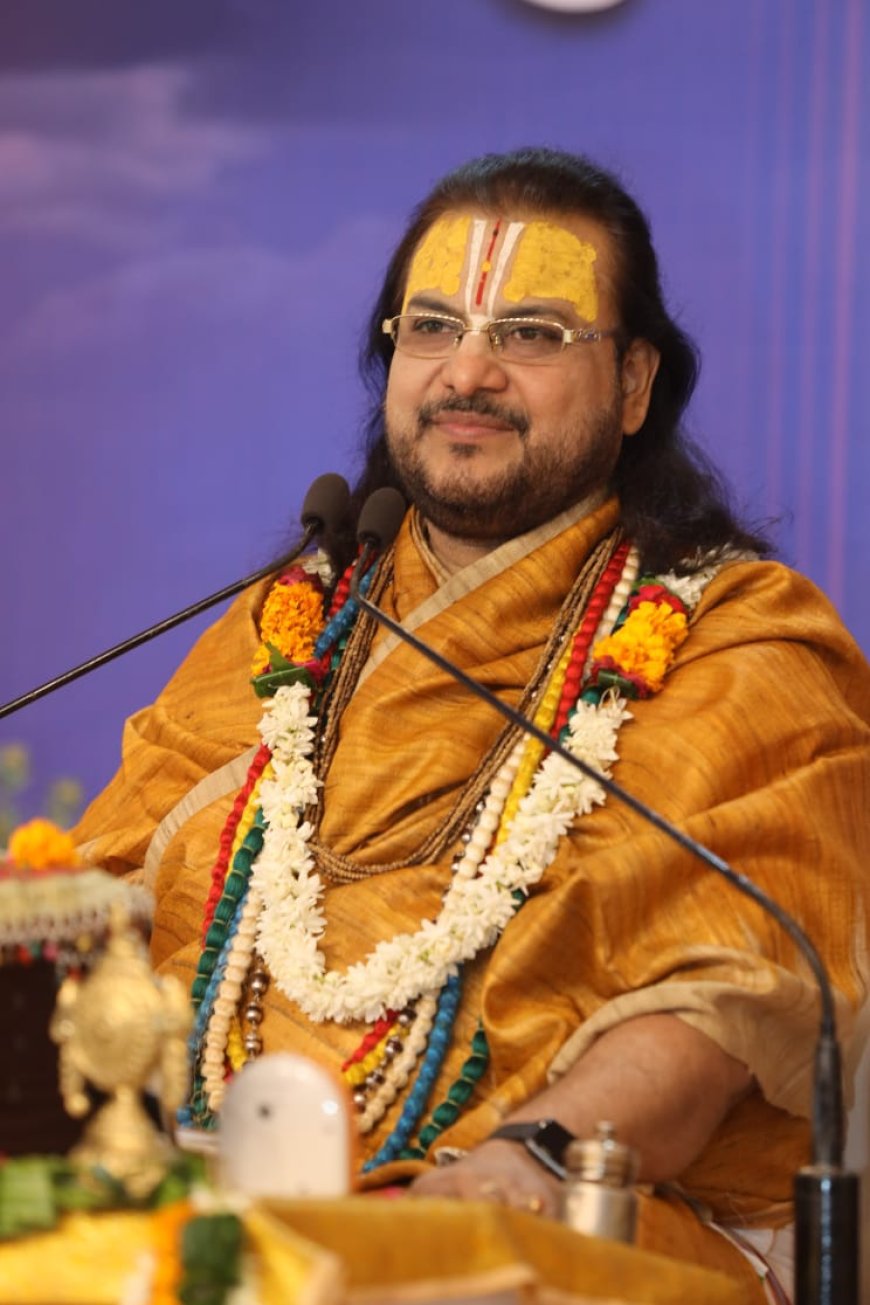 भागवत श्रवण से होता है सभी पापों का नाश : मारुति नंदन "वागीश"