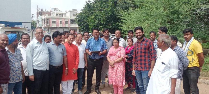 राजस्व टीम द्वारा मौके पर जाकर जनसुनवाई में प्राप्त शिकायत का कराया निराकरण,