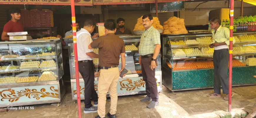 त्योहार के दृष्टिगत खाद्य विभाग ने मिलावटखोरो के विरुद्ध चलाया अभियान