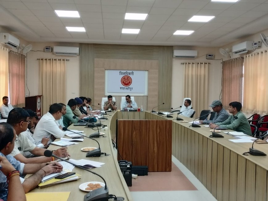 जिलाधिकारी की अध्यक्षता में जिला सड़क सुरक्षा समिति की बैठक संपन्न
