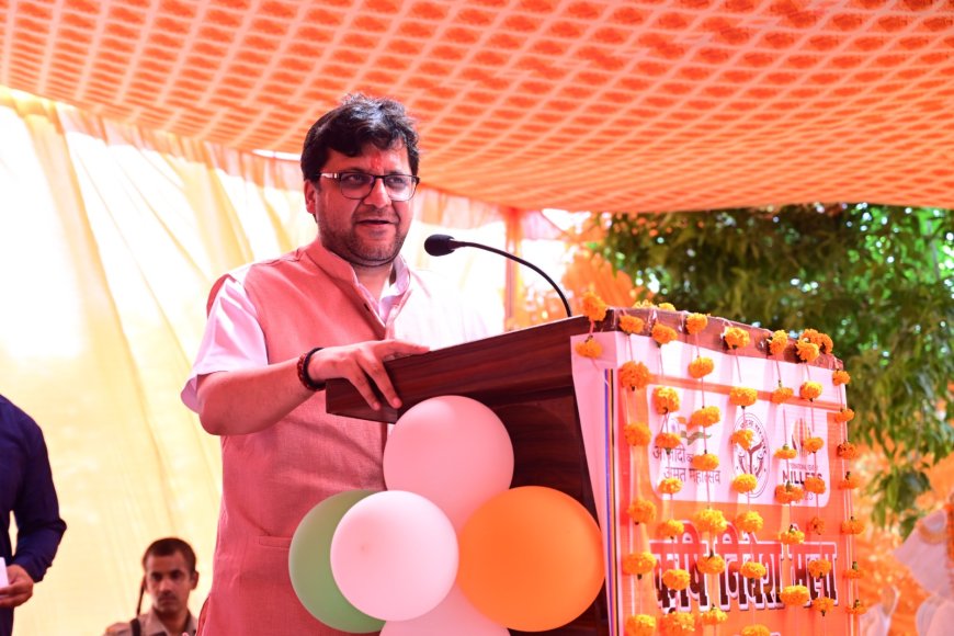 केन्द्र व राज्य सरकार द्वारा किसानों के लिए अनेक योजनाएं चलाई जा रही है:-नितिन अग्रवाल