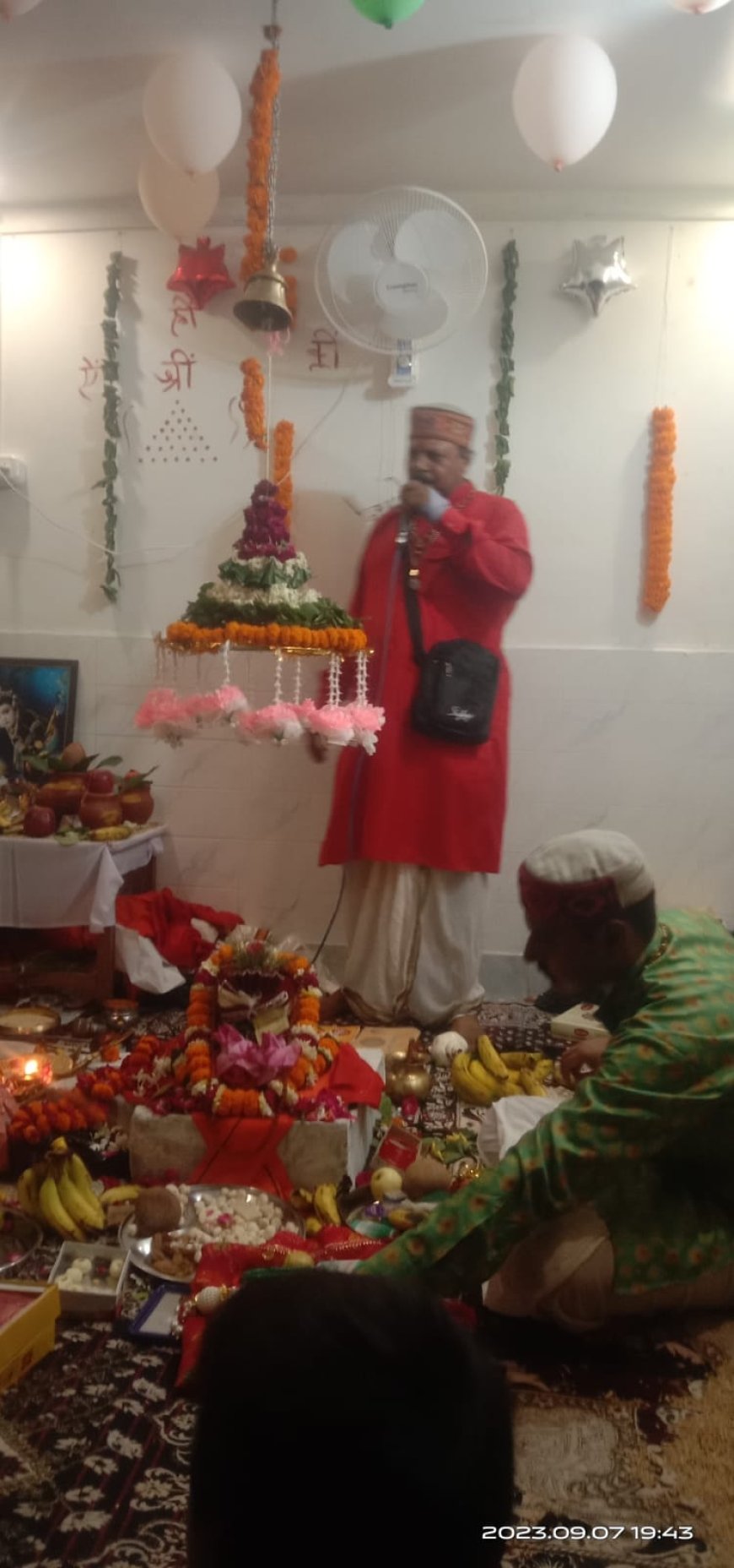 सतवा बुजुर्ग में नर्मदेश्वर महाराज की शिवलिंग की हुई स्थापना