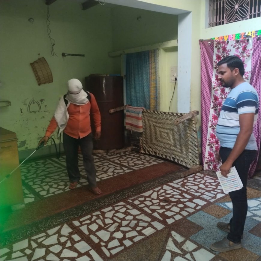 गांव जरैया में लगा स्वास्थ्य जांच शिविर