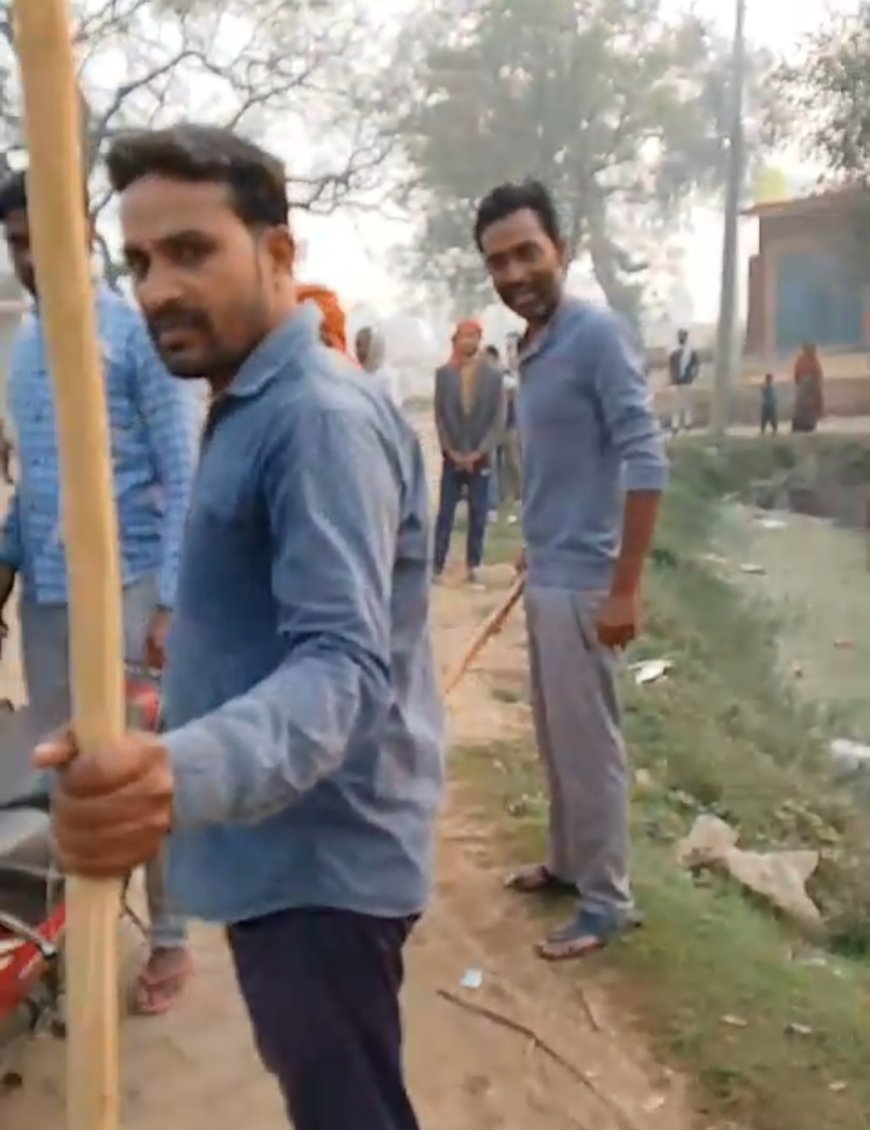 देवरिया कांड दोहराने की प्रधान ने धमकी दी