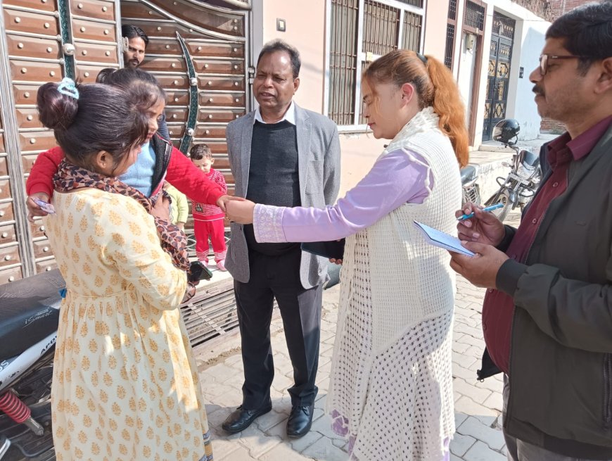 मुख्य चिकित्सा अधिकारी डॉ. आर के गौतम ने, पल्स पोलियो अभियान का किया औचक निरीक्षण