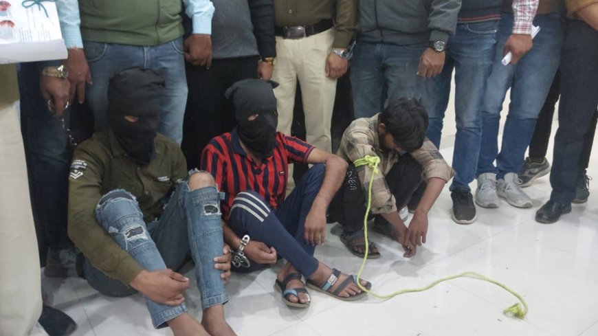 देवास पुलिस ने किया लूट की वारदात का खुलासा