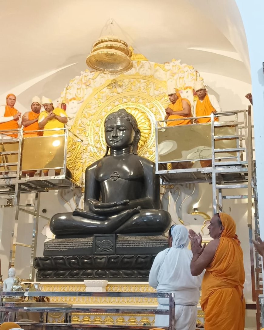 भगवान मुनिसुब्रतनाथ का हुआ प्रथम महामस्तकाभिषेक