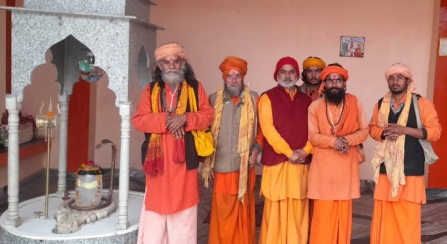 अमर गिरी जी महाराज पहुंचे मां कात्यायनी शक्तिपीठ