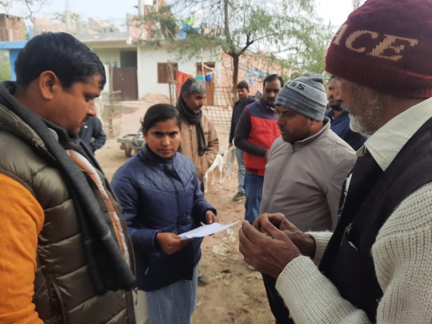 रास्ते की भूमि पर अवैध कब्जे को राजस्व व नगर पंचायत की संयुक्त टीम ने हटवाया, नगर पंचायत ने सम्पर्क मार्ग का निर्माण कार्य भी कराया शुरू