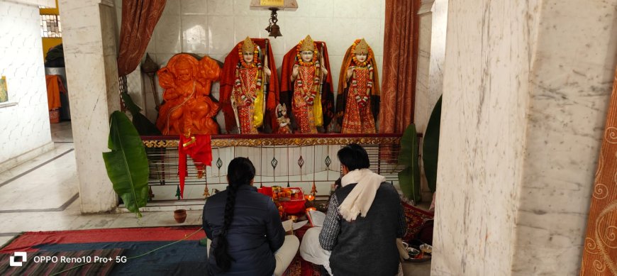 रामलला की प्राण प्रतिष्ठा को लेकर कस्बे में युद्ध स्तर पर तैयार शुरू