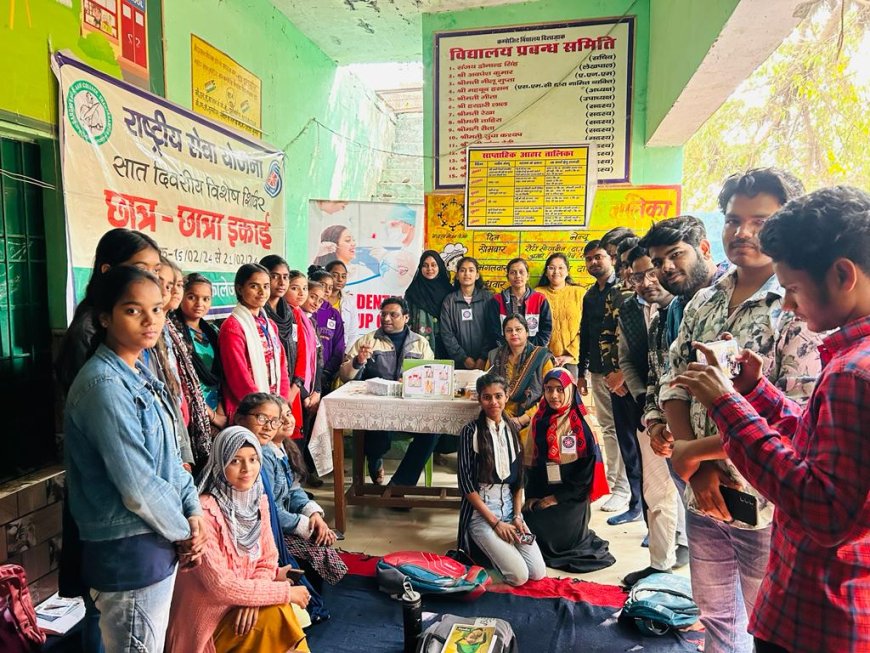जी एफ कालेज राष्ट्रीय सेवा योजना की मिश्रित छात्र-छात्रा इकाई का सात दिवसीय विशेष शिविर कम्प्पोजिट दिलाजाक़ में लगाया गया