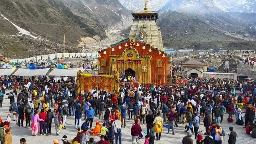 केदारनाथ में चरम पर श्रद्धालुओं का उत्साह