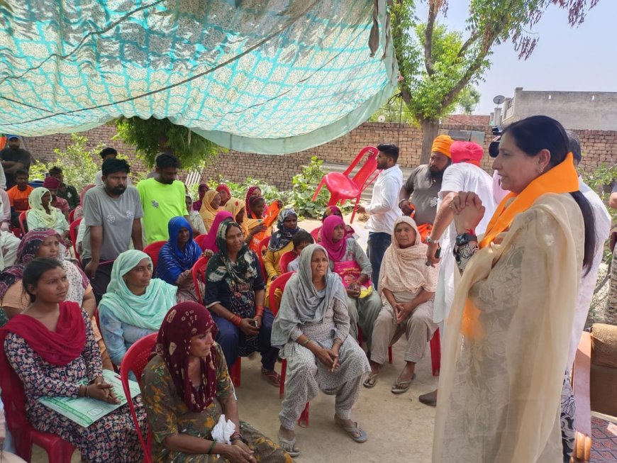 भाजपा शासित प्रदेशों में तेजी से हो रहा विकास, पंजाब की जनता को प्रदेश सरकार ने उनके हाल पर छोड़ा : परमपाल कौर  