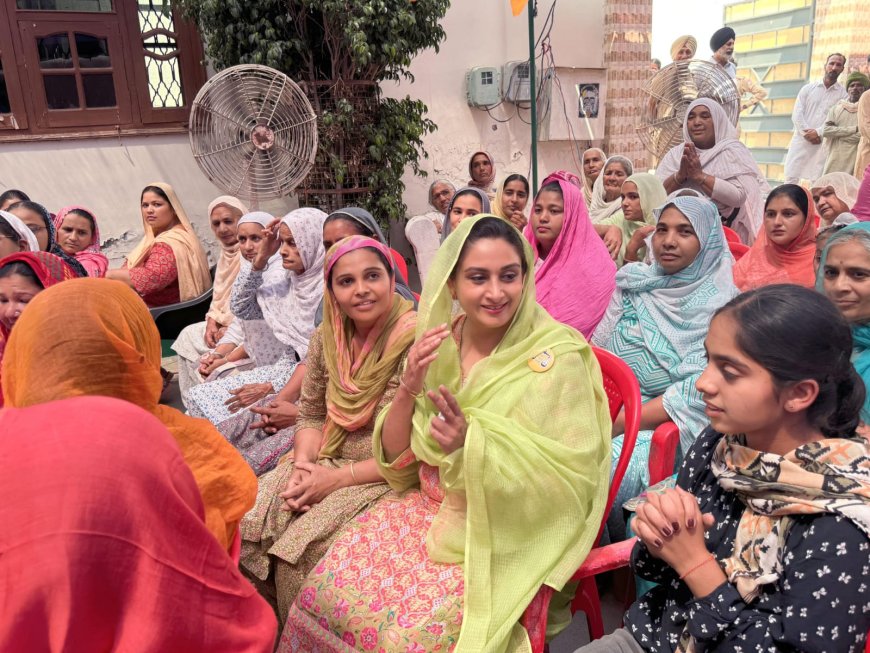 बीबा हरसिमरत कौर बादल ने पंजाब के नदी जल को बचाने और चंडीगढ़ पर राज्य के अधिकार को बचाने के लिए अकाली दल को वोट देने की अपील की