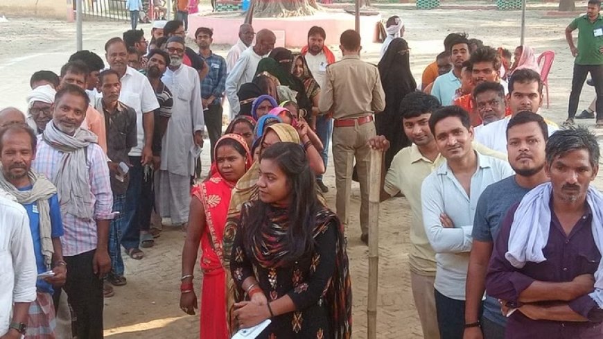 जौनपुर, आजमगढ़ और भदोही में कड़ी सुरक्षा के बीच मतदान जारी