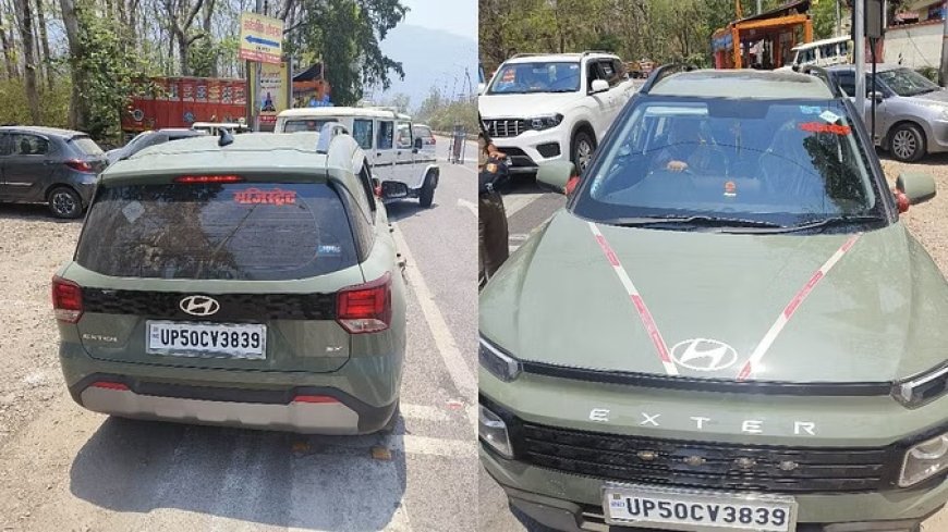 यूपी के जज के बेटे का रौब, पिता की कार लेकर ट्रैफिक नियम तोड़ता निकला