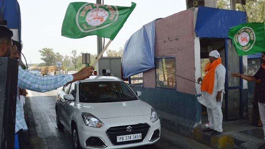 लाडोवाल टोल प्लाजा पर बैठे किसानों का अल्टीमेटम, तीस जून तक नहीं हुई सुनवाई तो जड़ेंगे ताले