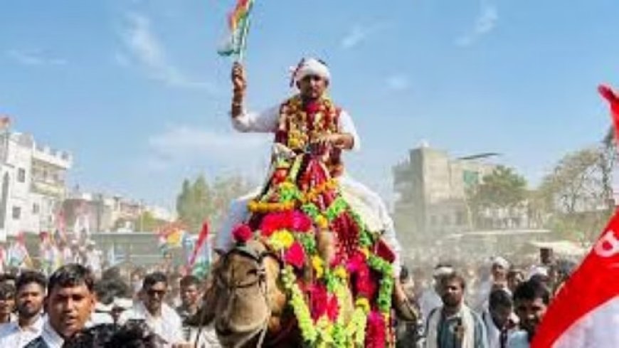 ऊंट पर बैठकर शपथ लेने जाएंगे राजकुमार रोत