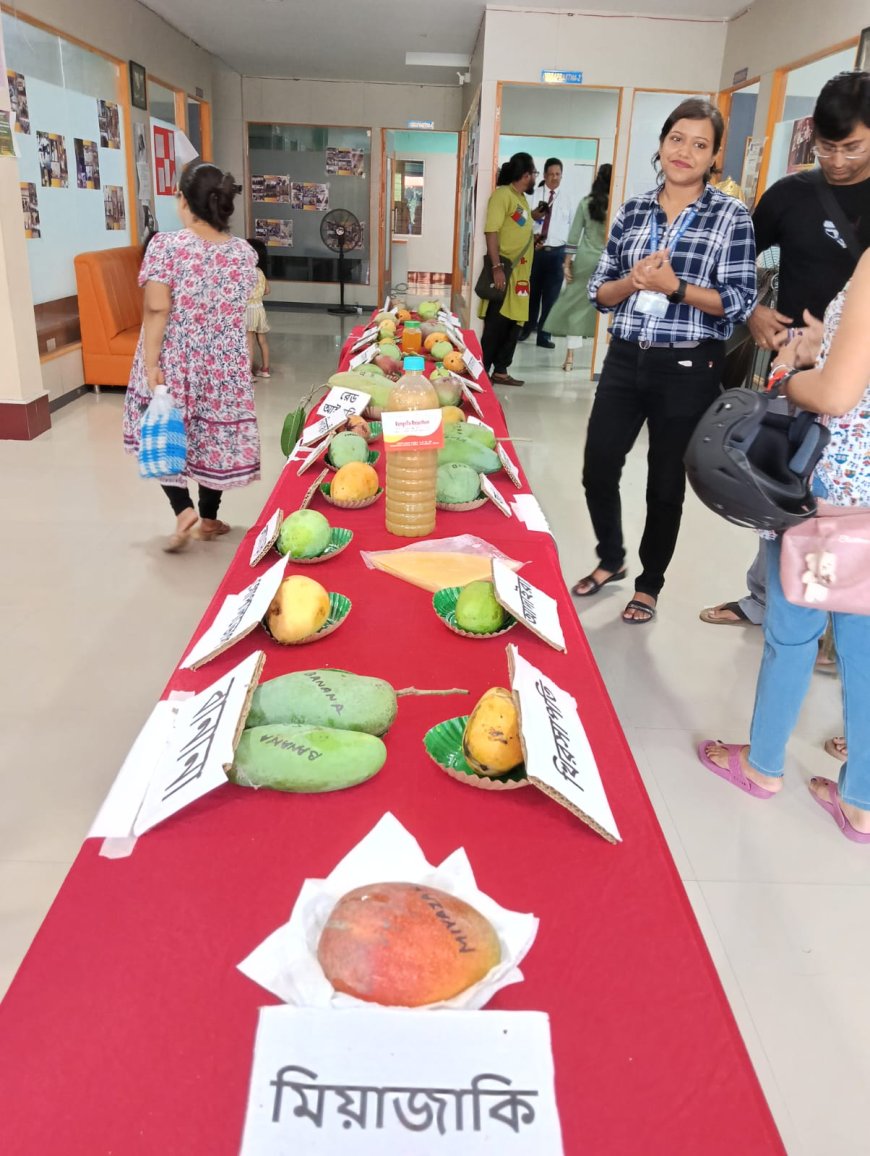 जलपाईगुड़ी में दो दिवसीय मैंगो फेस्टिवल का भव्य आयोजन, 70 से अधिक किस्मों के आमों का प्रदर्शन और छात्रों को मिला ज्ञान का नया अनुभव