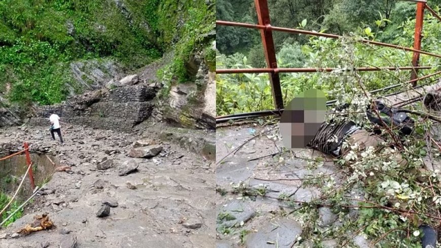 केदारनाथ पैदल मार्ग पर बड़ा हादसा, पहाड़ी से गिरा मलबा, तीन यात्रियों की मौत