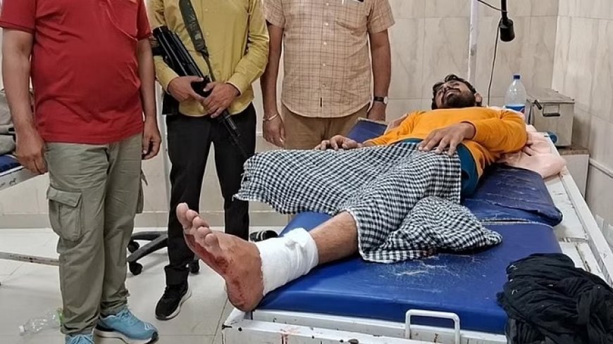 लॉरेंस बिश्नोई गैंग का शूटर पकड़ा, एसटीएफ के साथ मुठभेड़ में टांग में लगी गोली