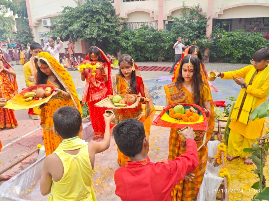 CULTURE PROGRAMME ORGANIZED BYTHE BSDAV SCHOOL CHILDREN WILL STRENGTHEN THE UNIQUE HERITAGE OF THEIR TRADITION AND CULTURE—PRINCIPAL NISHU JAISWAL