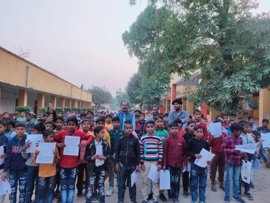 सुलतानपुर: बच्चों ने उत्साह व तैयारी के साथ दी विद्या ज्ञान परीक्षा- उपेंद्र गुप्ता