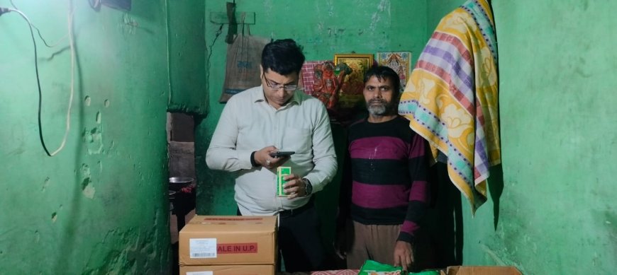जनपद हाथरस में अवैध शराब निर्माण बिक्री परिवहन भंडारण अपमिश्रण ओवर रेटिंग के प्रति चलाया गया चैकिंग अभियान
