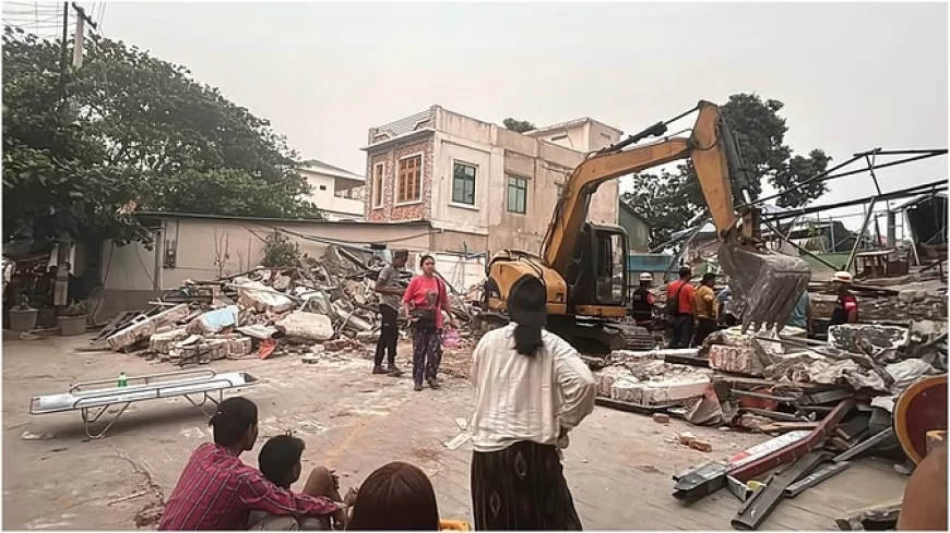 तीसरे दिन भी कांप रही म्यांमार की धरती, अब 5.1 तीव्रता का भूकंप आया; अब तक 1700 की मौत