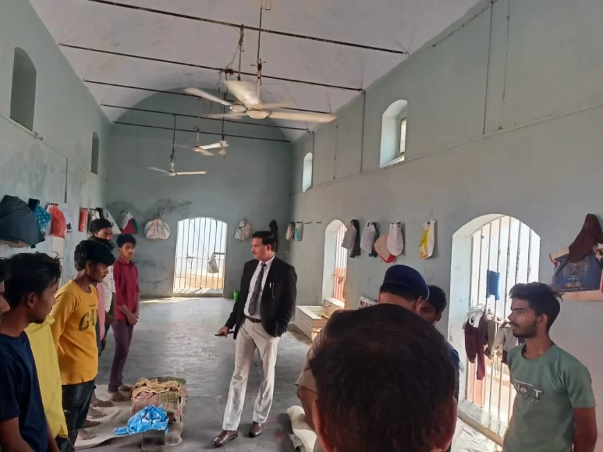 अपर जिला जज ने किया जिला कारागार का निरीक्षण