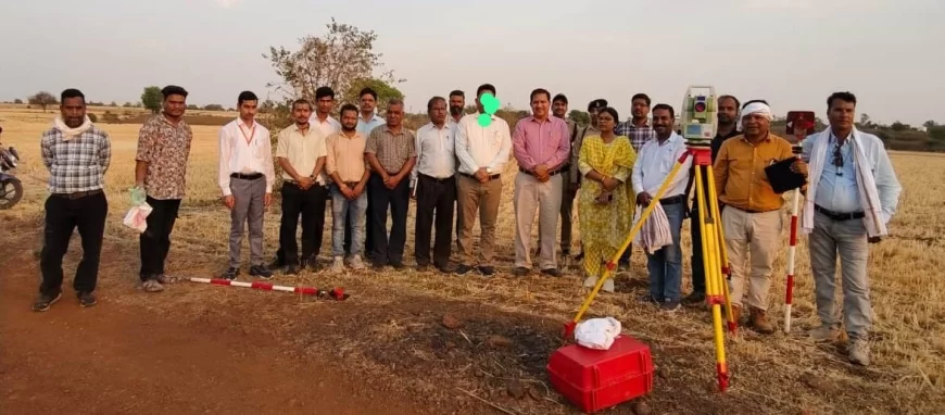 क्रांतिवीर तात्या टोपे यूनिवर्सिटी के लिए आवंटित ग्राम सिंगवासा की भूमि का किया गया सीमांकन