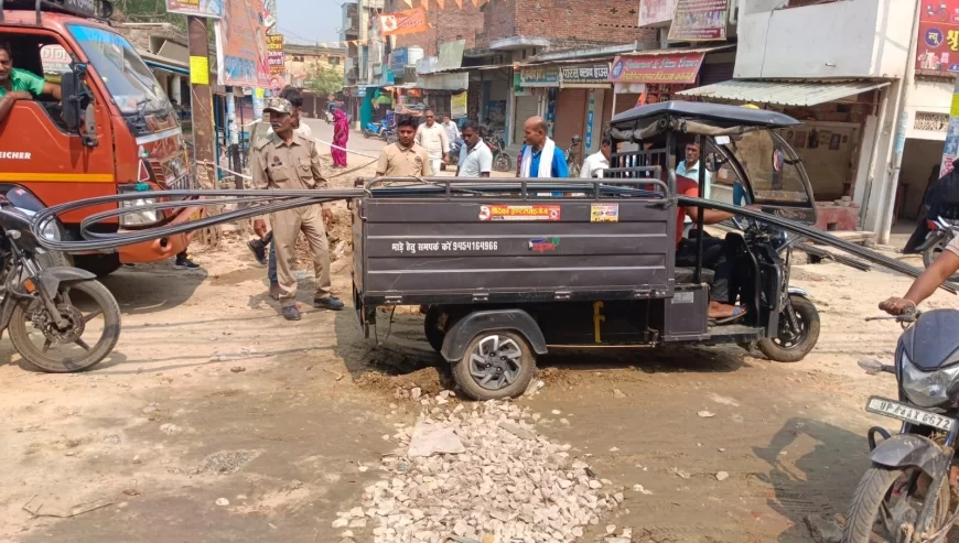 सुलतानपुर: कादीपुर में जल जीवन मिशन की योजना के मनमानी क्रियान्वयन से आमजन परेशान