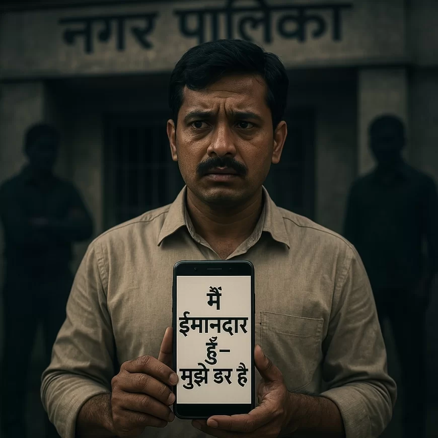 नहीं थम रहा नगरपालिका में ईमानदार और भ्रष्टाचार के बीच विवाद, ईमानदार कर्मी ने सोशल मीडिया पर की अपील कि हो सकती हैं उसकी हत्या?
