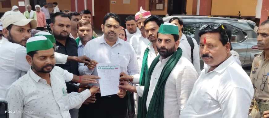 भारतीय किसान यूनियन टिकैत की पंचायत सदर तहसील में हुई सम्पन्न, संचालन