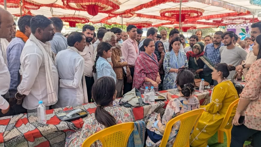 कुंभराज में निःशुल्क चिकित्सा शिविर का आयोजन, विधायक प्रियंका पैंची रहीं उपस्थित – अनेक रोगों की जांच व उपचार, गंभीर मरीज भोपाल रेफर