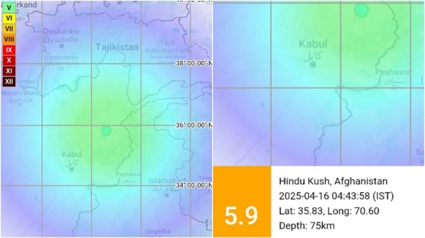 अफगानिस्तान में आए 5.9 तीव्रता के भूकंप से भारत में भी कांपी धरती; पाकिस्तान में असर सबसे ज्यादा