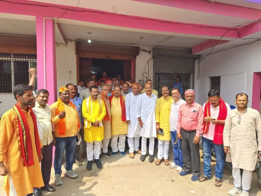 पीएम के आगामी सभा की तैयारी जुटे भाजपा, गायघाट में प्रदेश महामंत्री ने किया आवाह्न