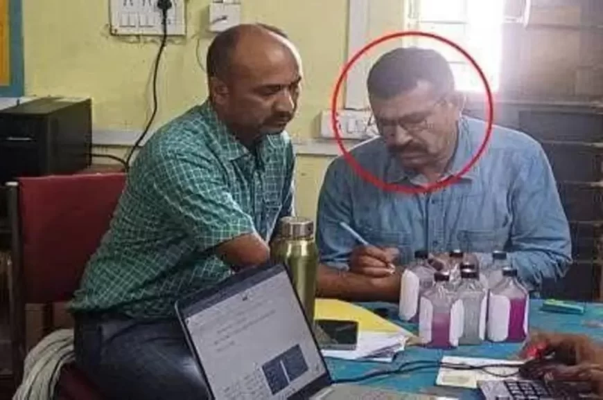 थर्मस में ठंडी नहीं, गर्म थी रिश्वत – इटारसी में BRC रंगे हाथ पकड़ा गया!